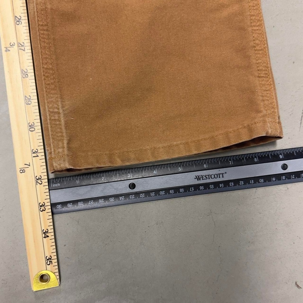 Vintage tan Carhartt dungaree carpenter work pants - Picture 5 of 6